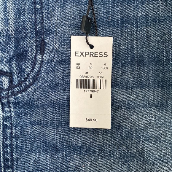 EXPRESS DENIM SKIRT SIZE 8 NWT - Picture 2 of 4